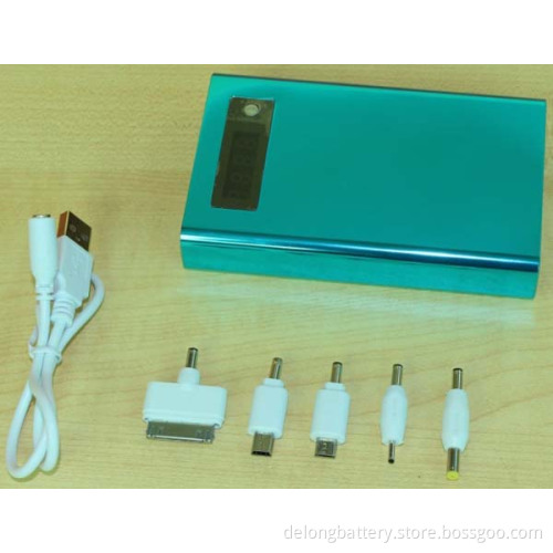 DEL-0176 high capacity dual usb power bank 8800mah